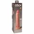 King Cock Elite 9 - naturtrogen dildo med sugpropp (23 cm)