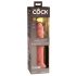 King Cock Elite 9 - naturtrogen dildo med sugpropp (23 cm)