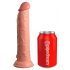 King Cock Elite 9 - naturtrogen dildo med sugpropp (23 cm)