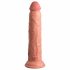 King Cock Elite 9 - naturtrogen dildo med sugpropp (23 cm)