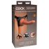 King Cock Elite - bekvämt strap-on (mörk natur)