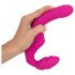 Strepless Strap-On - påtagbar vibrator (rosa)