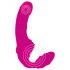 Strepless Strap-On - påtagbar vibrator (rosa)