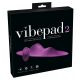 VibePad 2 - batteridriven, trådlös, slickkuddevibrator (lila)