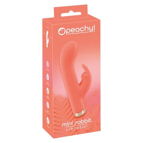 You2Toys peachy! mini rabbit - uppladdningsbar kanin vibrator (persika)