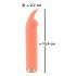 You2Toys peachy! mini bunny - laddningsbar klitorisvibrator (persika)