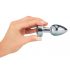 ANOS Heavy Metal - metall analvibrator (silver)