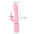 Pillow Talk Lively - uppladdningsbar vibrator med klitorisarm (rosa)