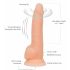 Naked Addiction Roterande Vibrator (20 cm) - Natur