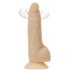 Naked Addiction Rotating 7 - uppladdningsbar roterande vibrator (18 cm) - natur