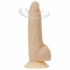 Naked Addiction Rotating 7 - uppladdningsbar roterande vibrator (18 cm) - natur