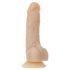 Naked Addiction Rotating 7 - uppladdningsbar roterande vibrator (18 cm) - natur