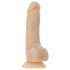 Naked Addiction Rotating 7 - uppladdningsbar roterande vibrator (18 cm) - natur