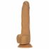 Naken Passion Stötande Vibrator - Mörk (23cm)