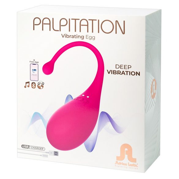 Adrien Lastic Hjärtklappning - smart vibratorägg (rosa)