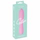 Cuties Mini 3 - batteridriven, vattentät ribbad vibrator (rosa)