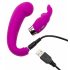 Happyrabbit Mini G - Uppladdningsbar G-punktsvibrator med klitorisstimulator (lila)