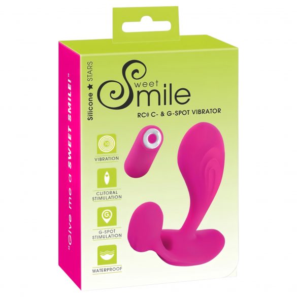 SMILE RC - uppladdningsbar G-punkt vibrator (rosa)