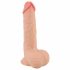 Nature Skin - dildo med hud - 19 cm (naturlig)