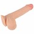 Nature Skin - dildo med hud - 19 cm (naturlig)