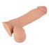 Natute Hud - dildo med hud - 20cm (natur)