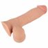 Natute Hud - dildo med hud - 20cm (natur)