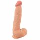 Naturlig Hud - Dildo med Hud - 25 cm (naturlig)