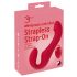 You2Toys Strapless - uppladdningsbar, trådlös strap-on vibrator (röd)