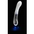 You2toys Liaison - silikon-glas LED vibrator (genomskinlig-vit)