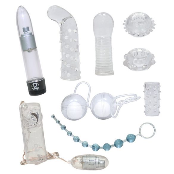 Kristallklar - vibrator set (9 delar)