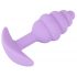 Cuties Mini Butt Plug - silikon analplugg - lila (2,8 cm)