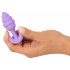 Cuties Mini Butt Plug - silikon analplugg - lila (2,8 cm)