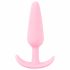 Cuties Mini Butt Plug - silikon analplugg - rosa (2,1 cm)