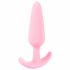 Cuties Mini Butt Plug - silikon analplugg - rosa (2,1 cm)