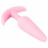 Cuties Mini Butt Plug - silikon analplugg - rosa (2,1 cm)