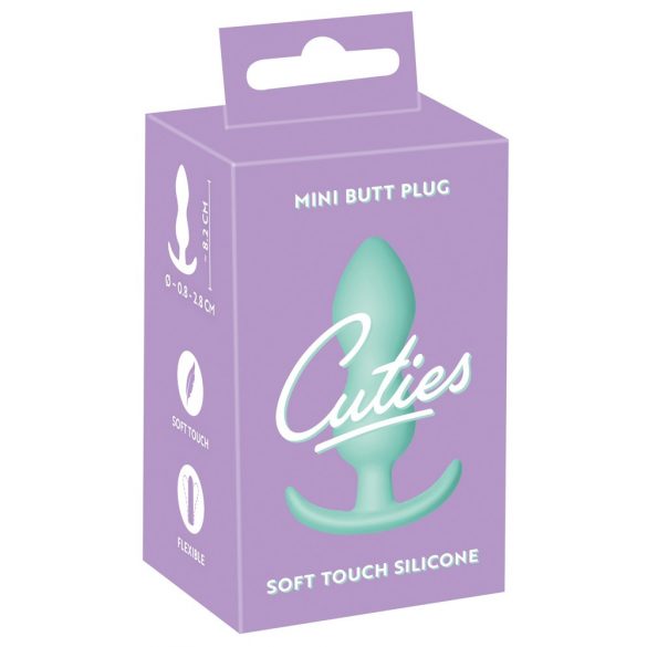 Cuties Mini Analdildo - silikon - mintgrön (2,3 cm)