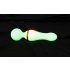 You2Toys Glow in the dark - självlysande massagevibrator (vit)