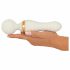 You2Toys Glow in the dark - självlysande massagevibrator (vit)