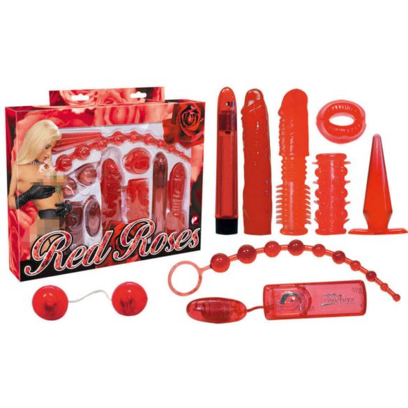 You2Toys - Röda Rosor - Vibratorset (9 delar)