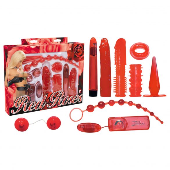 You2Toys - Röda rosor - vibrator set (9 delar)