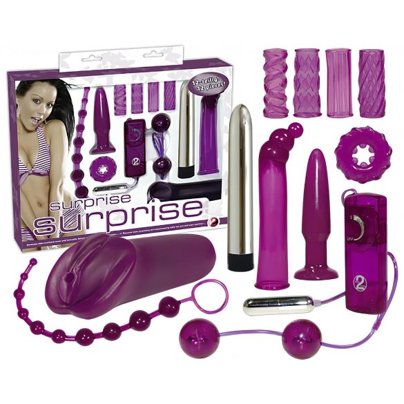 You2Toys - Erotiska överraskningar - vibrator kit (12-delad)