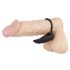 Svart sammet finger vibrator (svart)