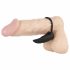 Svart sammet finger vibrator (svart)