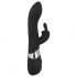 SMILE Blacky - USB laddningsbar dubbelmotor vibrator (svart)