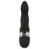 SMILE Blacky - USB laddningsbar dubbelmotor vibrator (svart)