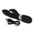 SMILE Blacky - USB laddningsbar dubbelmotor vibrator (svart)