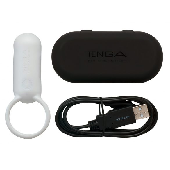 TENGA Smart Vibe - vibrerande penisring (vit)