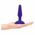 b-Vibe trio - 3-motorig anal vibrator (lila)