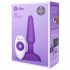 b-Vibe trio - 3-motorig anal vibrator (lila)