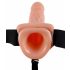 Fetisch Strap-on 7 - påspänningsvibrator (naturlig)